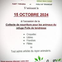 Collecte de nourriture le 15 octobre 2024